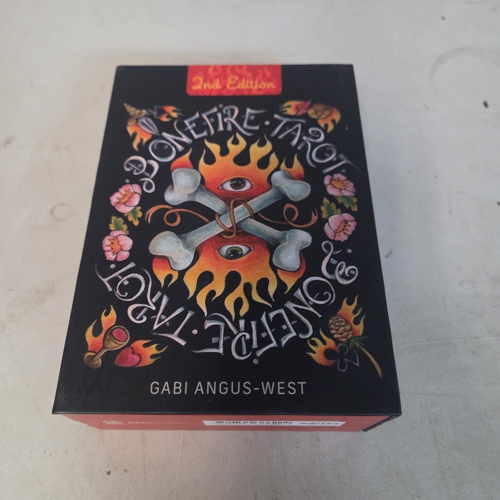 Bonefire Tarot 2nd Edition Deck & Guidebook by Gabi Angus-West Schiffer